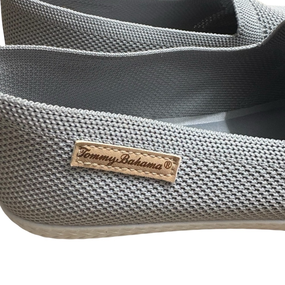 TOMMY BAHAMA Gray Knit Sunset Slip-On Shoes Size 10 — Worn 1X — Comfy!!! - Picture 11 of 15